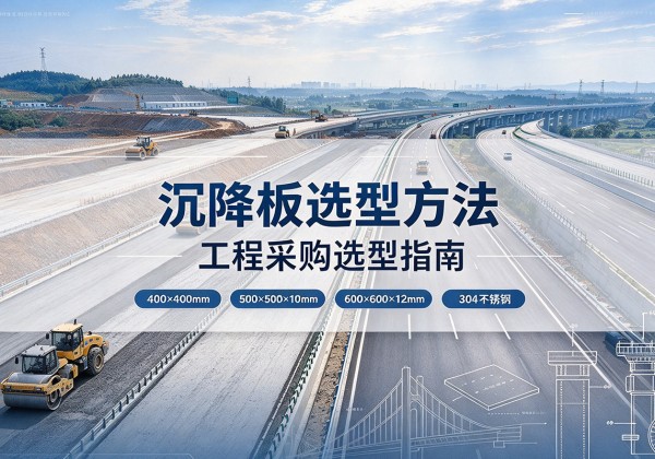 偃师沉降板选择方法